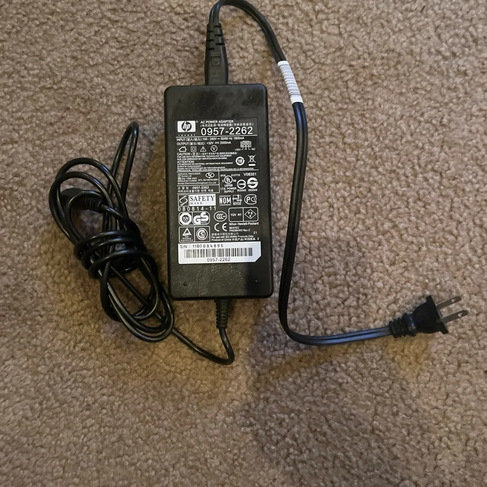 AC Adapter Power Supply 32V HP Original 0957-2262 OfficeJet PRO 8000 8500 8500A